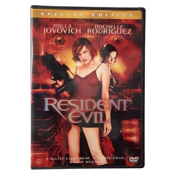 Resident Evil (Special Edition) [DVD 2002] Action, Sci-Fi, Horror, Thriller, EUC - Picture 1 of 5